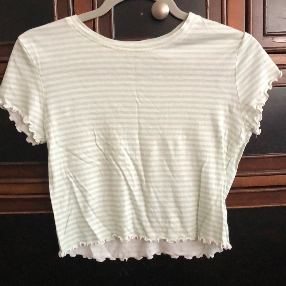 Striped crop top